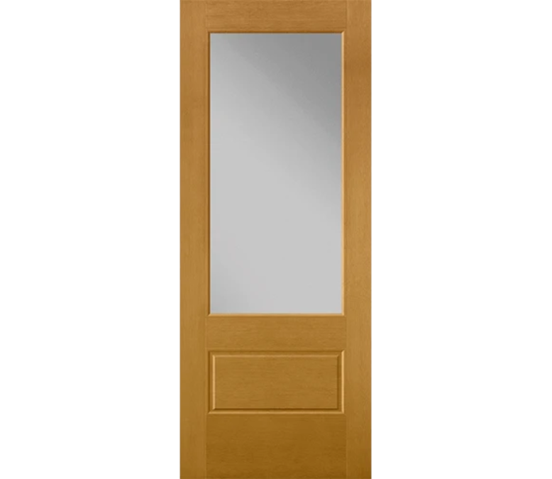 Laredo 3 Quaters Light Fiberglass Entry Door