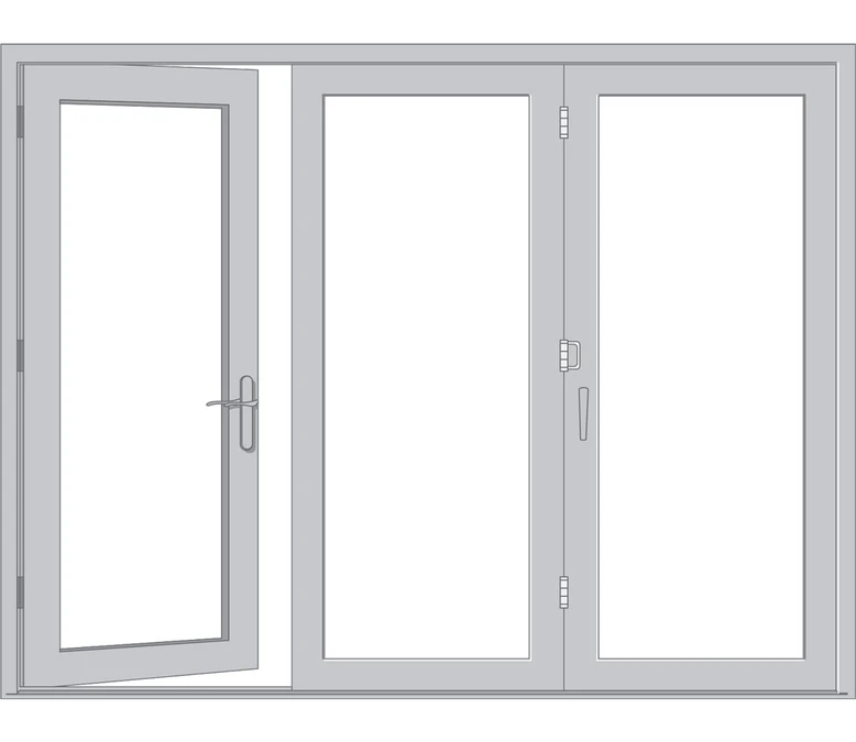 Laredo Pella Architect Reserve Series Contemporary Bifold Patio Door