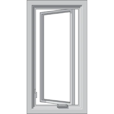 Laredo Pella Hurricane Shield Series Vinyl Casement Window